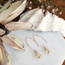 Load image into Gallery viewer, Statement Earrings | Citrine | Gold Filled