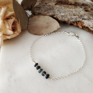 Birthstone Bracelet | Sapphire | Sterling Silver