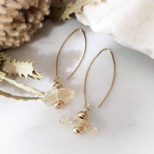 Load image into Gallery viewer, Topaz Earrings | Golden Topaz | 14k Gold Fill