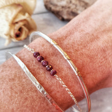 Load image into Gallery viewer, Dainty Bracelet | Ruby | Sterling Silver